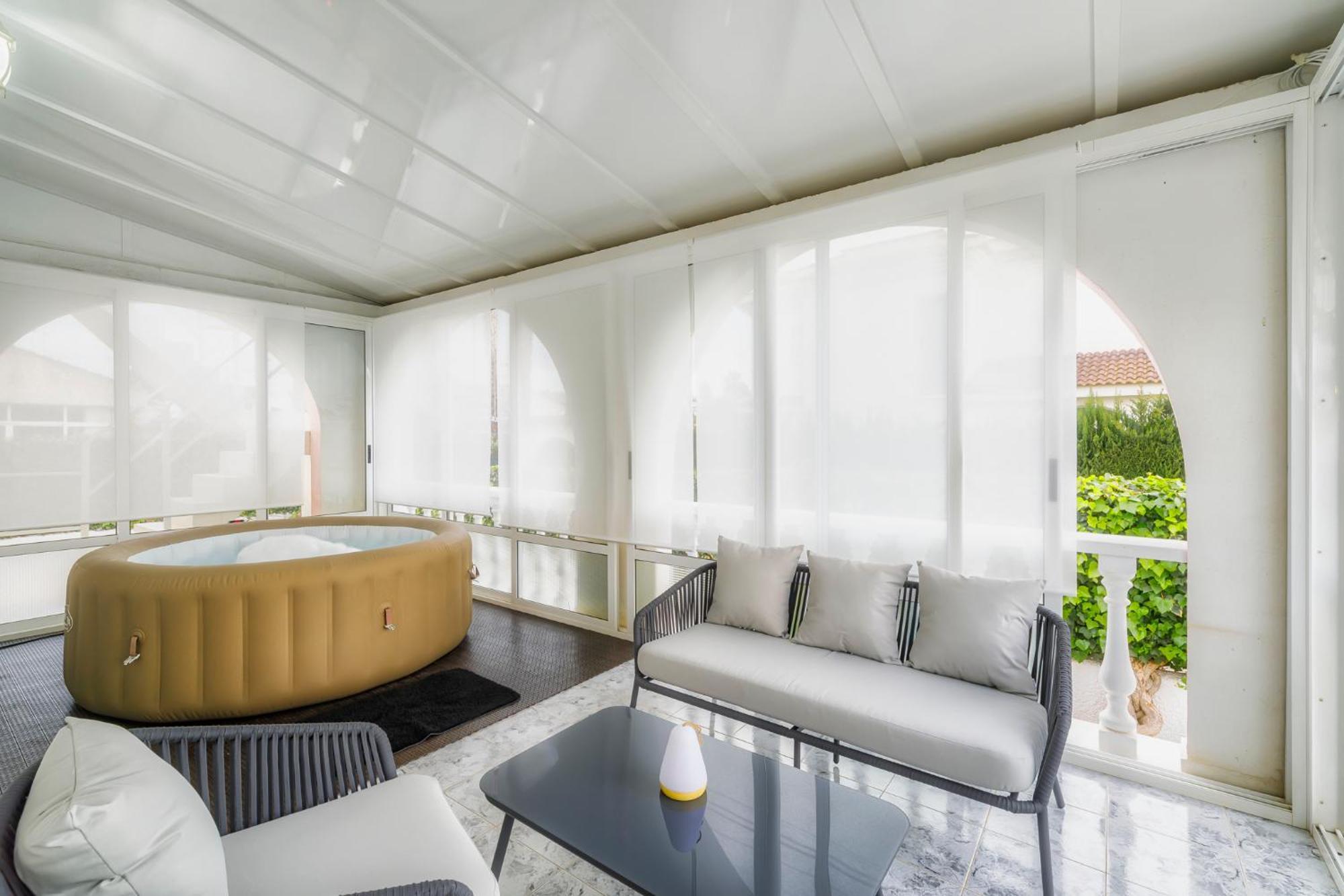 Villa Marie Estancia Premium En El Mar Menor Con Jacuzzi Climatizado Лос-Нарехос Экстерьер фото